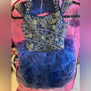 Royal Blue Lil Ritzee cupcake dress